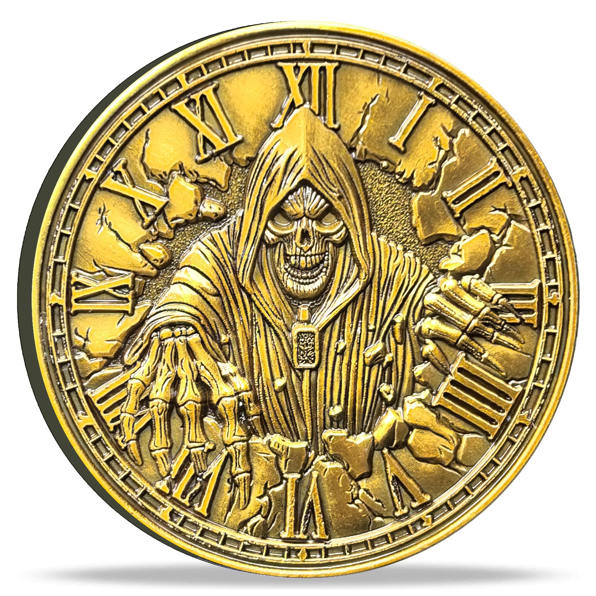 Amazon.com: Strugglejewelry Memento Mori Carpe Diem High Relief